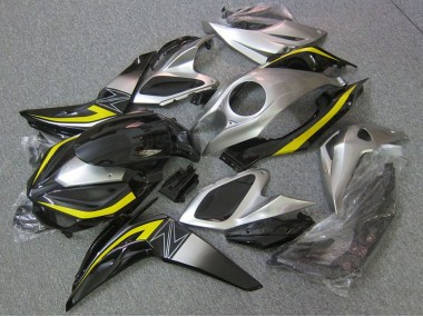 Schwarz Kawasaki Z1000 2007-2009 Motorrad Verkleidungen