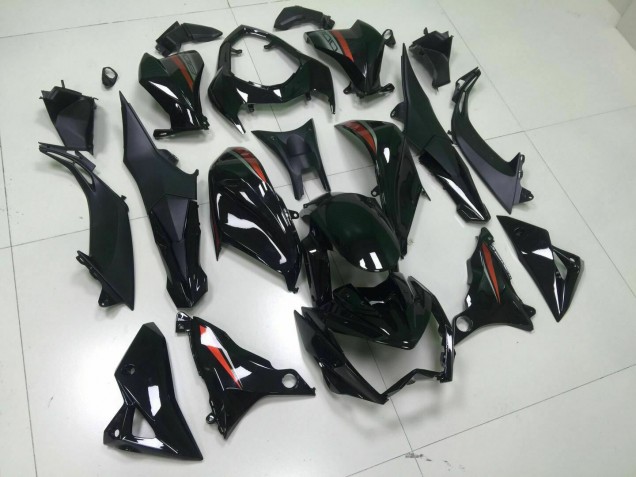 Schwarz Kawasaki Z800 2013-2016 Motorrad Verkleidungen Schwarz Kawasaki Z800 2013-2016 Motorrad Verkleidungen