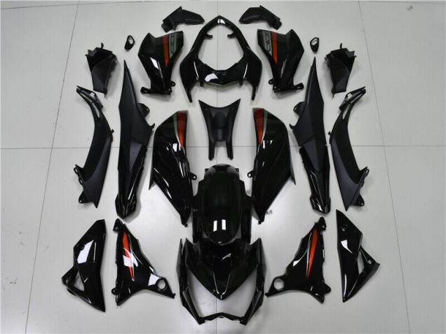 Schwarz Kawasaki Z800 2013-2016 Motorrad Verkleidungen Schwarz Kawasaki Z800 2013-2016 Motorrad Verkleidungen