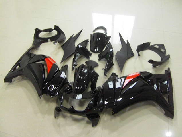 Schwarz Kawasaki ZX 250R 2008-2012 Motorrad Verkleidungen Schwarz Kawasaki ZX 250R 2008-2012 Motorrad Verkleidungen