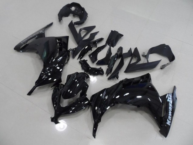 Schwarz Kawasaki ZX 300R 2013-2016 Motorrad Verkleidungen Schwarz Kawasaki ZX 300R 2013-2016 Motorrad Verkleidungen