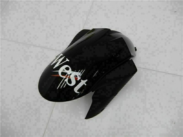 Schwarz Kawasaki ZX6R 2005-2006 Motorrad Verkleidungen Komplett Sets