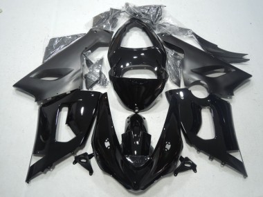 Schwarz Kawasaki ZX6R 2005-2006 Motorrad VollVerkleidungen & Plastik