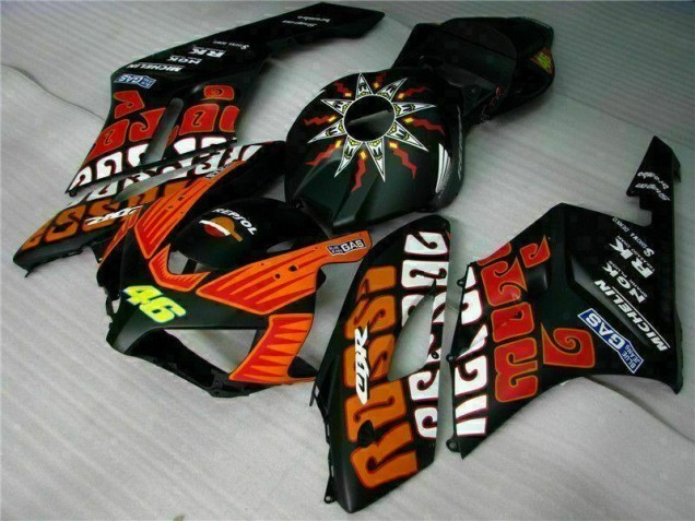Schwarz Orange Honda CBR 1000 RR 2004-2005 Motorrad Verkleidungen Schwarz Orange Honda CBR 1000 RR 2004-2005 Motorrad Verkleidungen
