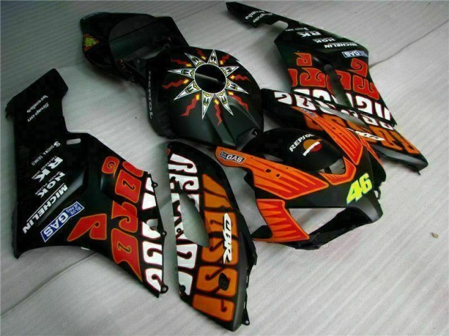 Schwarz Orange Honda CBR 1000 RR 2004-2005 Motorrad Verkleidungen Schwarz Orange Honda CBR 1000 RR 2004-2005 Motorrad Verkleidungen