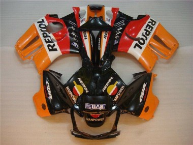 Schwarz Orange Repsol Honda CBR 600 F3 1995-1998 Motorrad Verkleidungen