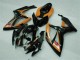 Schwarz Orange Suzuki GSXR 600 / 750 K6 2006-2007 Motorrad Verkleidungen Schwarz Orange Suzuki GSXR 600 / 750 K6 2006-2007 Motorrad Verkleidungen