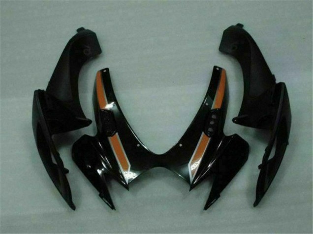 Schwarz Orange Suzuki GSXR 600 / 750 K6 2006-2007 Motorrad Verkleidungen Schwarz Orange Suzuki GSXR 600 / 750 K6 2006-2007 Motorrad Verkleidungen