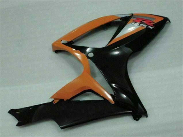 Schwarz Orange Suzuki GSXR 600 / 750 K6 2006-2007 Motorrad Verkleidungen Schwarz Orange Suzuki GSXR 600 / 750 K6 2006-2007 Motorrad Verkleidungen
