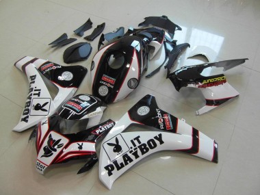 Schwarz Playboy Honda CBR 1000 RR 2008-2011 Motorrad Verkleidungen