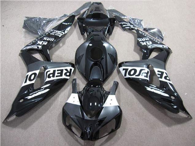 Schwarz Repsol Honda CBR 1000 RR 2006-2007 Motorrad Verkleidungen Schwarz Repsol Honda CBR 1000 RR 2006-2007 Motorrad Verkleidungen