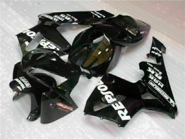 Schwarz Repsol Honda CBR 600 RR 2005-2006 Motorrad Verkleidung Schwarz Repsol Honda CBR 600 RR 2005-2006 Motorrad Verkleidung