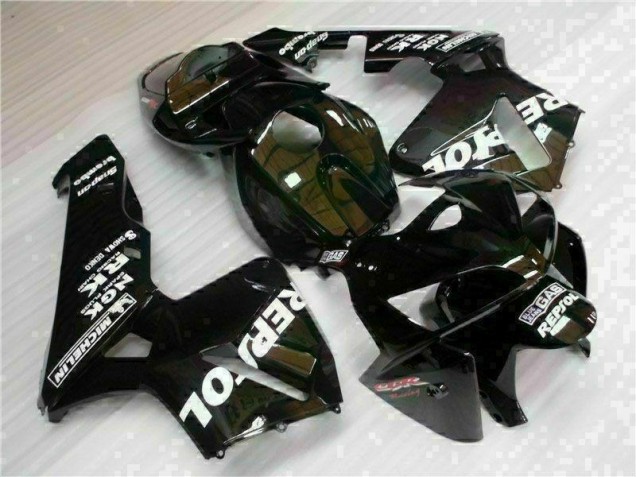 Schwarz Repsol Honda CBR 600 RR 2005-2006 Motorrad Verkleidung Schwarz Repsol Honda CBR 600 RR 2005-2006 Motorrad Verkleidung
