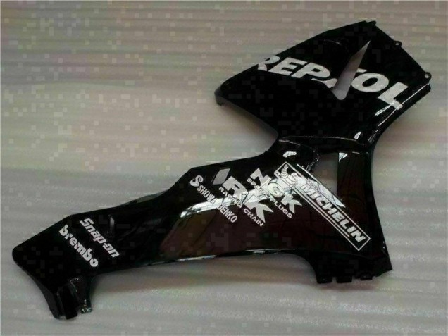 Schwarz Repsol Honda CBR 600 RR 2005-2006 Motorrad Verkleidung Schwarz Repsol Honda CBR 600 RR 2005-2006 Motorrad Verkleidung