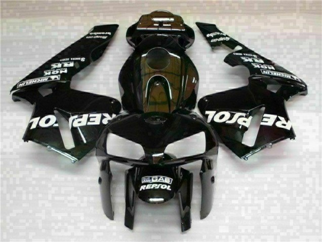 Schwarz Repsol Honda CBR 600 RR 2005-2006 Motorrad Verkleidung Schwarz Repsol Honda CBR 600 RR 2005-2006 Motorrad Verkleidung