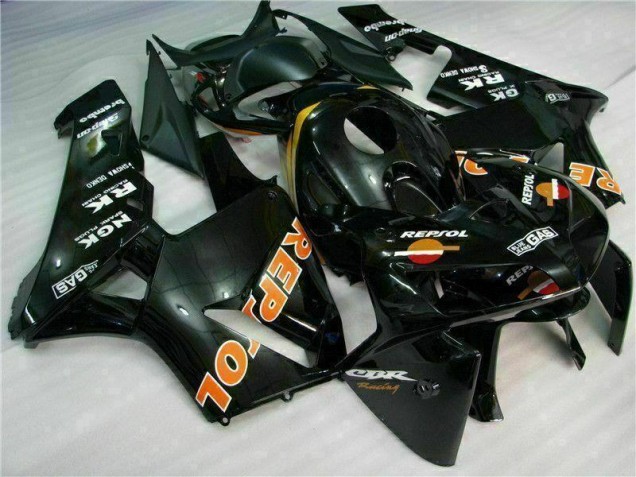 Schwarz Repsol Honda CBR 600 RR 2005-2006 Motorrad Verkleidungen Schwarz Repsol Honda CBR 600 RR 2005-2006 Motorrad Verkleidungen