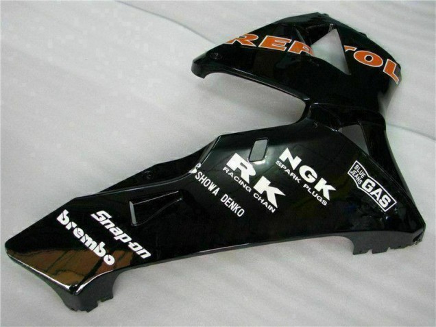 Schwarz Repsol Honda CBR 600 RR 2005-2006 Motorrad Verkleidungen Schwarz Repsol Honda CBR 600 RR 2005-2006 Motorrad Verkleidungen