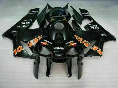 Schwarz Repsol Honda CBR 600 RR 2005-2006 Motorrad Verkleidungen