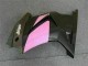 Schwarz Rosa Ninja Kawasaki EX250 2008-2012 Motorrad Verkleidungen Schwarz Rosa Ninja Kawasaki EX250 2008-2012 Motorrad Verkleidungen