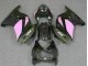 Schwarz Rosa Ninja Kawasaki EX250 2008-2012 Motorrad Verkleidungen Schwarz Rosa Ninja Kawasaki EX250 2008-2012 Motorrad Verkleidungen