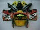Schwarz Rot Gelb 46 Honda CBR 600 RR 2005-2006 Motorrad Verkleidungen Schwarz Rot Gelb 46 Honda CBR 600 RR 2005-2006 Motorrad Verkleidungen
