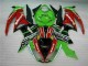 Schwarz Rot Grün Motocard Kawasaki ZX6R 2009-2012 Motorrad Verkleidungen Schwarz Rot Grün Motocard Kawasaki ZX6R 2009-2012 Motorrad Verkleidungen