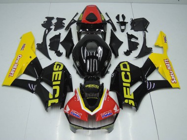 Schwarz Rot HRC Honda CBR 1000 RR 2012-2016 Motorrad Verkleidungen