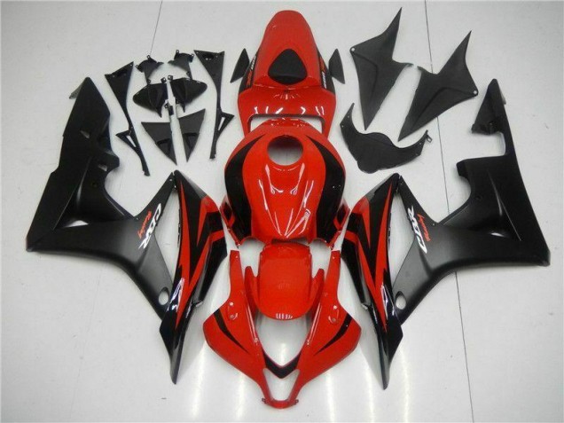 Schwarz Rot Honda CBR 600 RR 2007-2008 Motorrad Verkleidungen Komplett Sets Schwarz Rot Honda CBR 600 RR 2007-2008 Motorrad Verkleidungen Komplett Sets