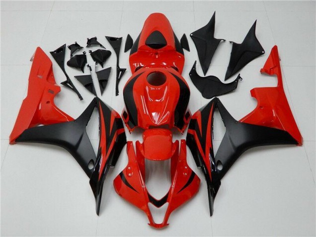 Schwarz Rot Honda CBR 600 RR 2007-2008 Motorrad Vollverkleidung Schwarz Rot Honda CBR 600 RR 2007-2008 Motorrad Vollverkleidung