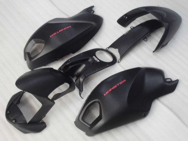 Schwarz Rot Monster Ducati Monster 696 2008-2012 Motorrad Verkleidungen