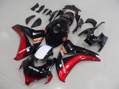 Schwarz Rot Mugen Honda CBR 1000 RR 2008-2011 Motorrad Verkleidung