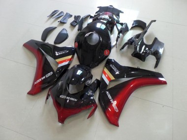 Schwarz Rot Mugen Honda CBR 1000 RR 2008-2011 Motorrad Verkleidungen