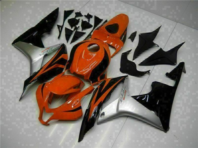 Schwarz Rot Silber Honda CBR 600 RR 2007-2008 Motorrad Verkleidungen Schwarz Rot Silber Honda CBR 600 RR 2007-2008 Motorrad Verkleidungen