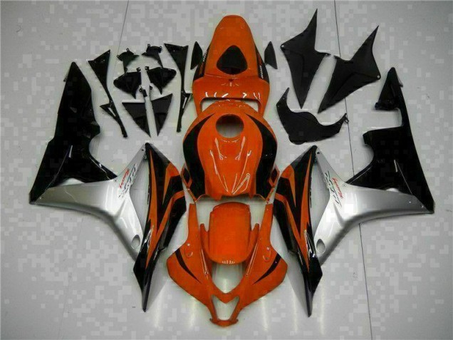 Schwarz Rot Silber Honda CBR 600 RR 2007-2008 Motorrad Verkleidungen Schwarz Rot Silber Honda CBR 600 RR 2007-2008 Motorrad Verkleidungen