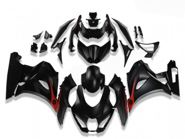 Schwarz Rot Suzuki GSXR 1000 2017-2023 Motorrad Verkleidungen