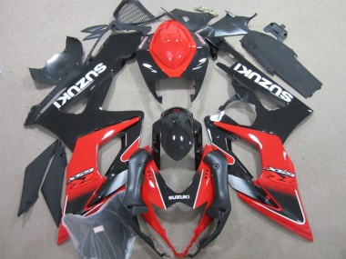 Schwarz Rot Suzuki GSXR 1000 K5 2005-2006 Motorrad Verkleidungen