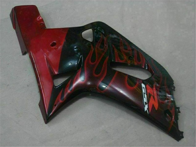 Schwarz Rot Suzuki GSXR 600 / 750 K1 K2 K3 2001-2003 Motorrad Verkleidungen Schwarz Rot Suzuki GSXR 600 / 750 K1 K2 K3 2001-2003 Motorrad Verkleidungen