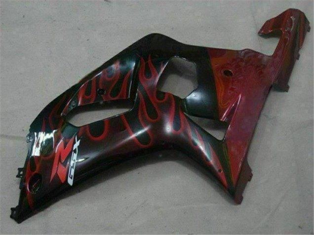 Schwarz Rot Suzuki GSXR 600 / 750 K1 K2 K3 2001-2003 Motorrad Verkleidungen Schwarz Rot Suzuki GSXR 600 / 750 K1 K2 K3 2001-2003 Motorrad Verkleidungen