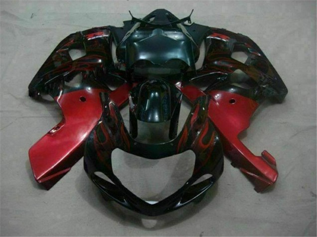 Schwarz Rot Suzuki GSXR 600 / 750 K1 K2 K3 2001-2003 Motorrad Verkleidungen Schwarz Rot Suzuki GSXR 600 / 750 K1 K2 K3 2001-2003 Motorrad Verkleidungen