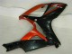 Schwarz Rot Suzuki GSXR 600 / 750 K6 2006-2007 Motorrad Verkleidungen Schwarz Rot Suzuki GSXR 600 / 750 K6 2006-2007 Motorrad Verkleidungen