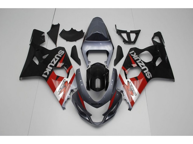 Schwarz Rot Suzuki GSXR 750 K4 2004-2005 Motorrad Verkleidungen Schwarz Rot Suzuki GSXR 750 K4 2004-2005 Motorrad Verkleidungen