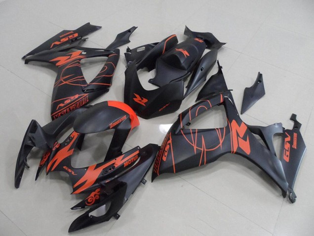 Schwarz Rot Suzuki GSXR 750 K6 2006-2007 Motorrad Vollverkleidung Schwarz Rot Suzuki GSXR 750 K6 2006-2007 Motorrad Vollverkleidung