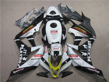 Schwarz Rot Weiß DENSO Honda CBR 600 RR 2007-2008 Motorrad Verkleidungen