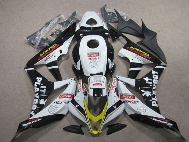 Schwarz Rot Weiß DENSO Honda CBR 600 RR 2007-2008 Motorrad Verkleidungen Schwarz Rot Weiß DENSO Honda CBR 600 RR 2007-2008 Motorrad Verkleidungen