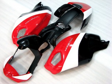 Schwarz Rot Weiß Monster Ducati Monster 696 2008-2012 Motorrad Verkleidungen