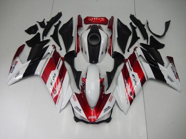 Schwarz Rote Weiß Yamaha R3 2015-2022 Motorrad Verkleidungen