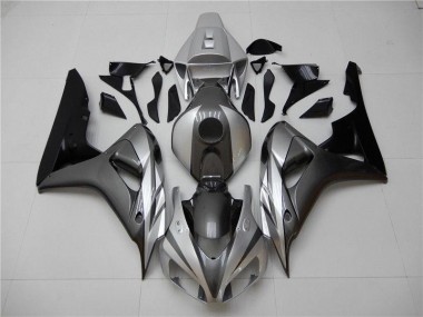 Schwarz Silber Grau Honda CBR 1000 RR 2006-2007 Motorrad Verkleidungen