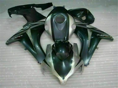 Schwarz Silber Honda CBR 1000 RR 2008-2011 Motorrad Verkleidungen