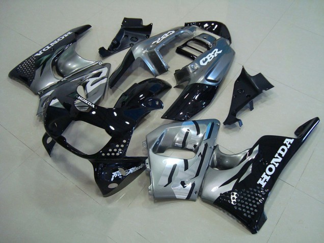 Schwarz Silber Honda CBR 900 RR 893 1996-1997 Motorrad Verkleidungen Schwarz Silber Honda CBR 900 RR 893 1996-1997 Motorrad Verkleidungen