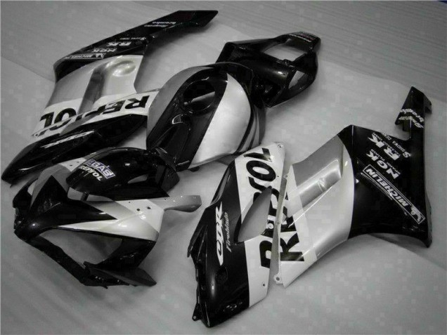 Schwarz Silber Repsol Honda CBR 1000 RR 2004-2005 Motorrad Verkleidung Schwarz Silber Repsol Honda CBR 1000 RR 2004-2005 Motorrad Verkleidung